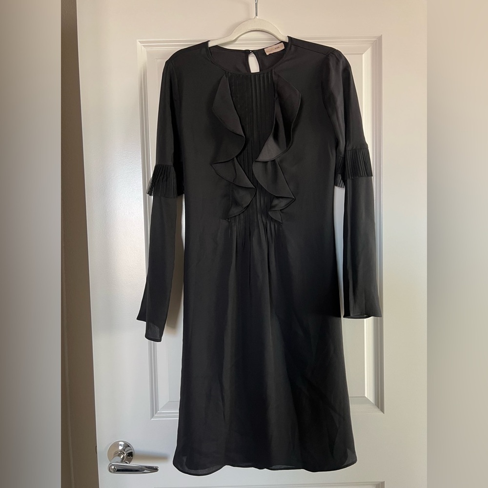 Twin-Set Elegant Black Midi Dress